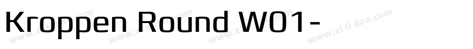 Kroppen Round W01字体转换